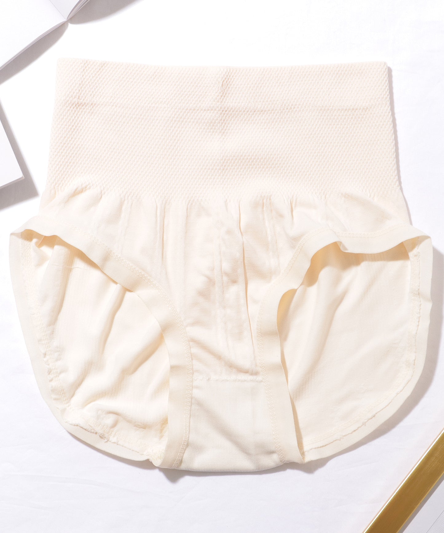 【7枚セット】 ソリッドカラー ハイウエスト ボーイズレッグ フィット ショーツ
