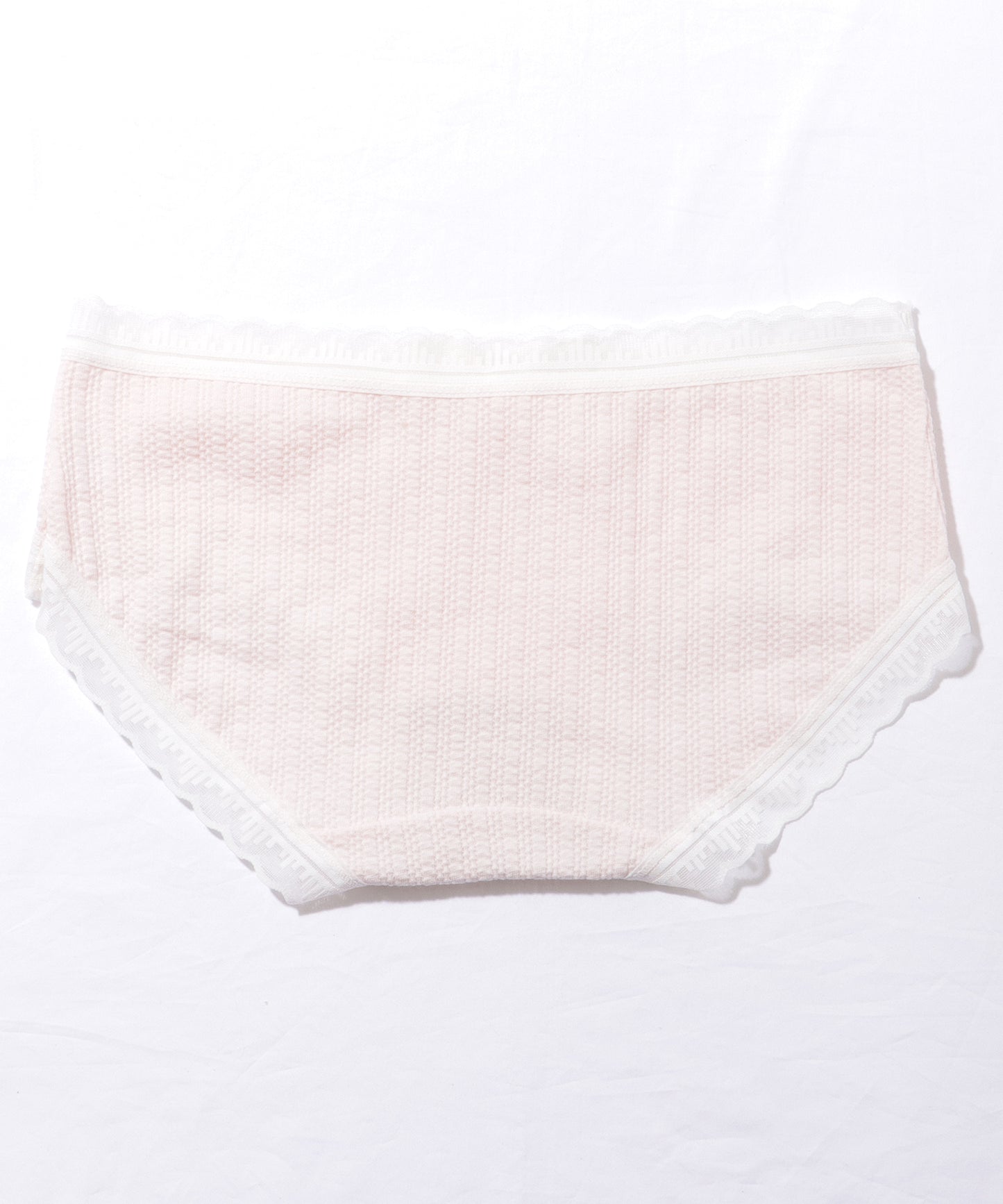 【5枚セット】 スカラップ レース フレンチ ストライプ リボン ショーツ