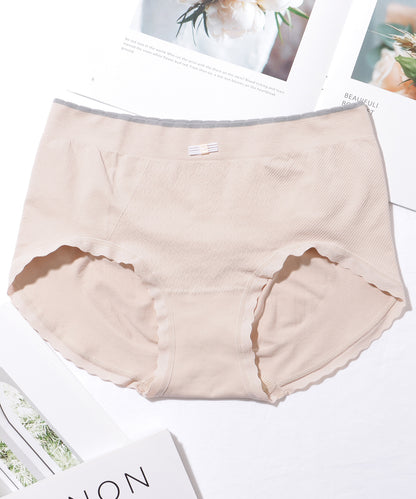 【5枚セット】 配色 ライン リボン付き ボーイズレッグ ショーツ