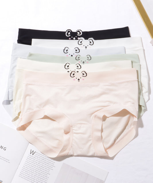 【6枚セット】 アニマルフェイス ローライズ ショーツ