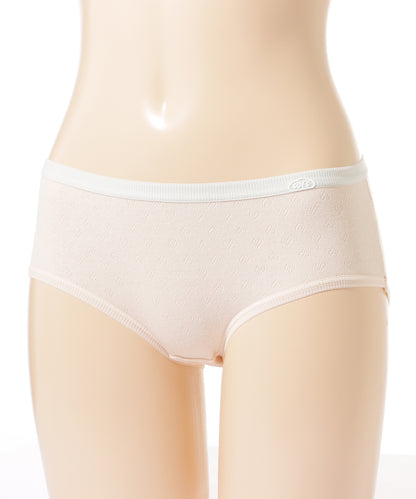 【6枚セット】 配色 コットン ソフト ベーシック ショーツ