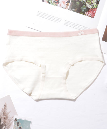 【6枚セット】 配色 コットン ソフト ベーシック ショーツ