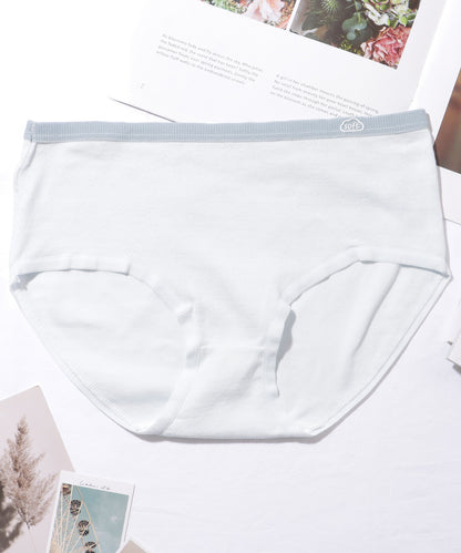 【6枚セット】 配色 コットン ソフト ベーシック ショーツ