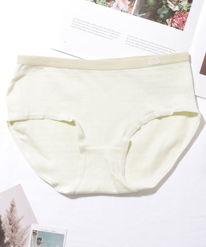 【6枚セット】 配色 コットン ソフト ベーシック ショーツ