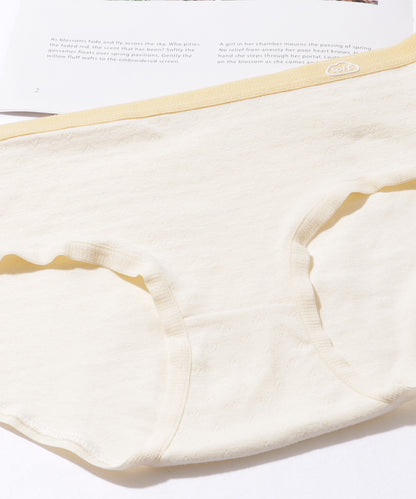 【6枚セット】 配色 コットン ソフト ベーシック ショーツ