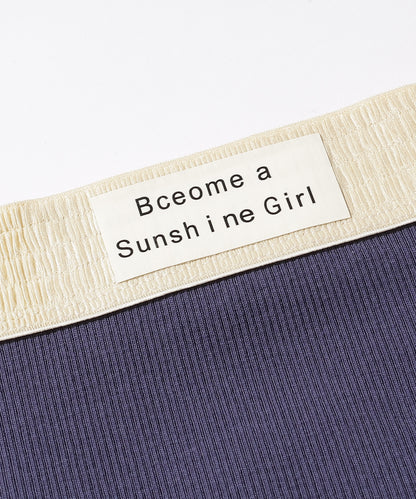 【5枚セット】配色 バンド リブ ショーツ