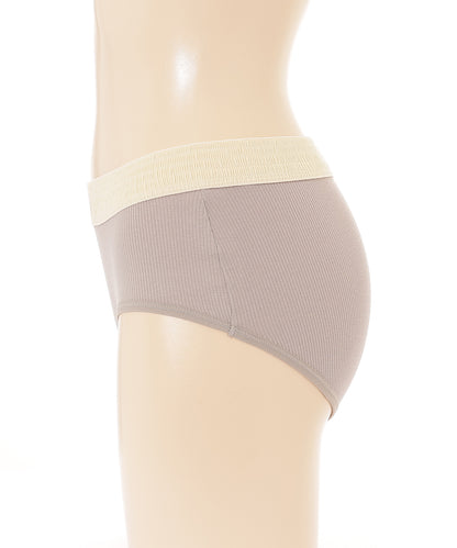 【5枚セット】配色 バンド リブ ショーツ