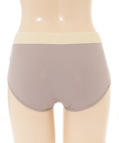 【5枚セット】配色 バンド リブ ショーツ