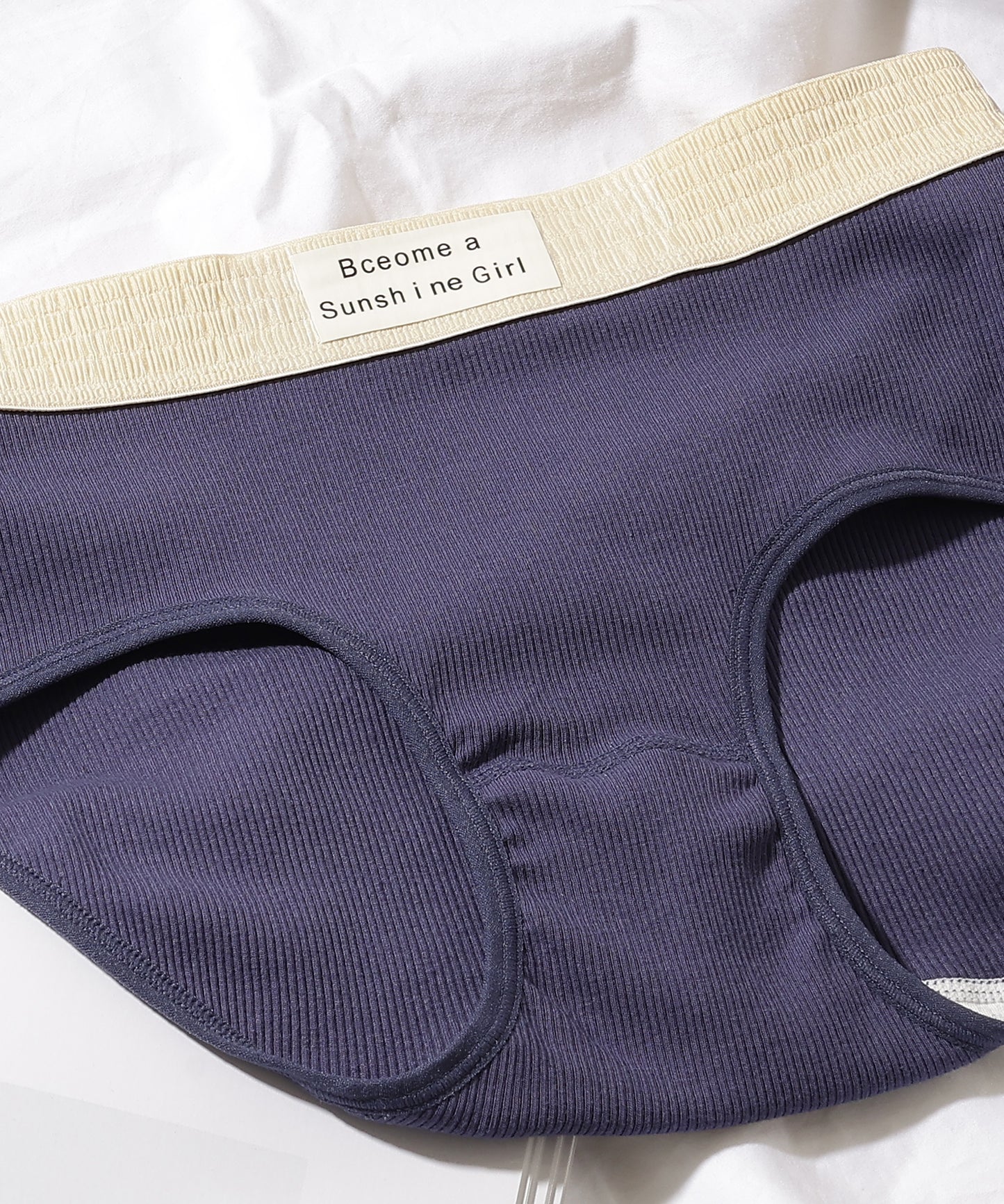 【5枚セット】配色 バンド リブ ショーツ