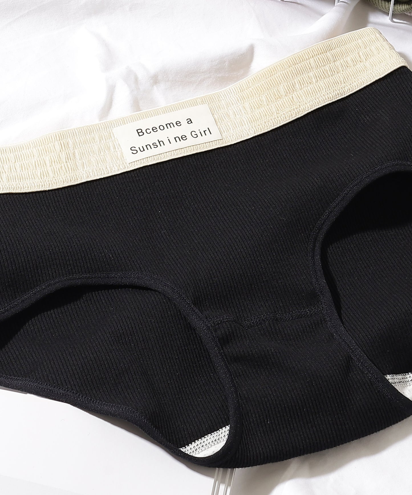 【5枚セット】配色 バンド リブ ショーツ