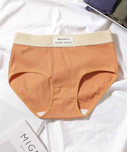 【5枚セット】配色 バンド リブ ショーツ