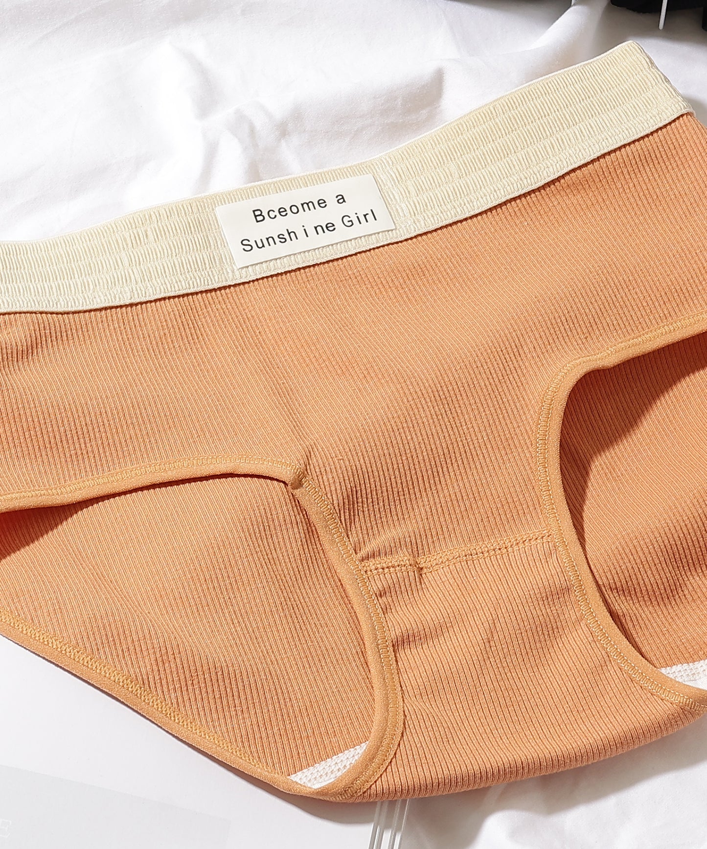 【5枚セット】配色 バンド リブ ショーツ