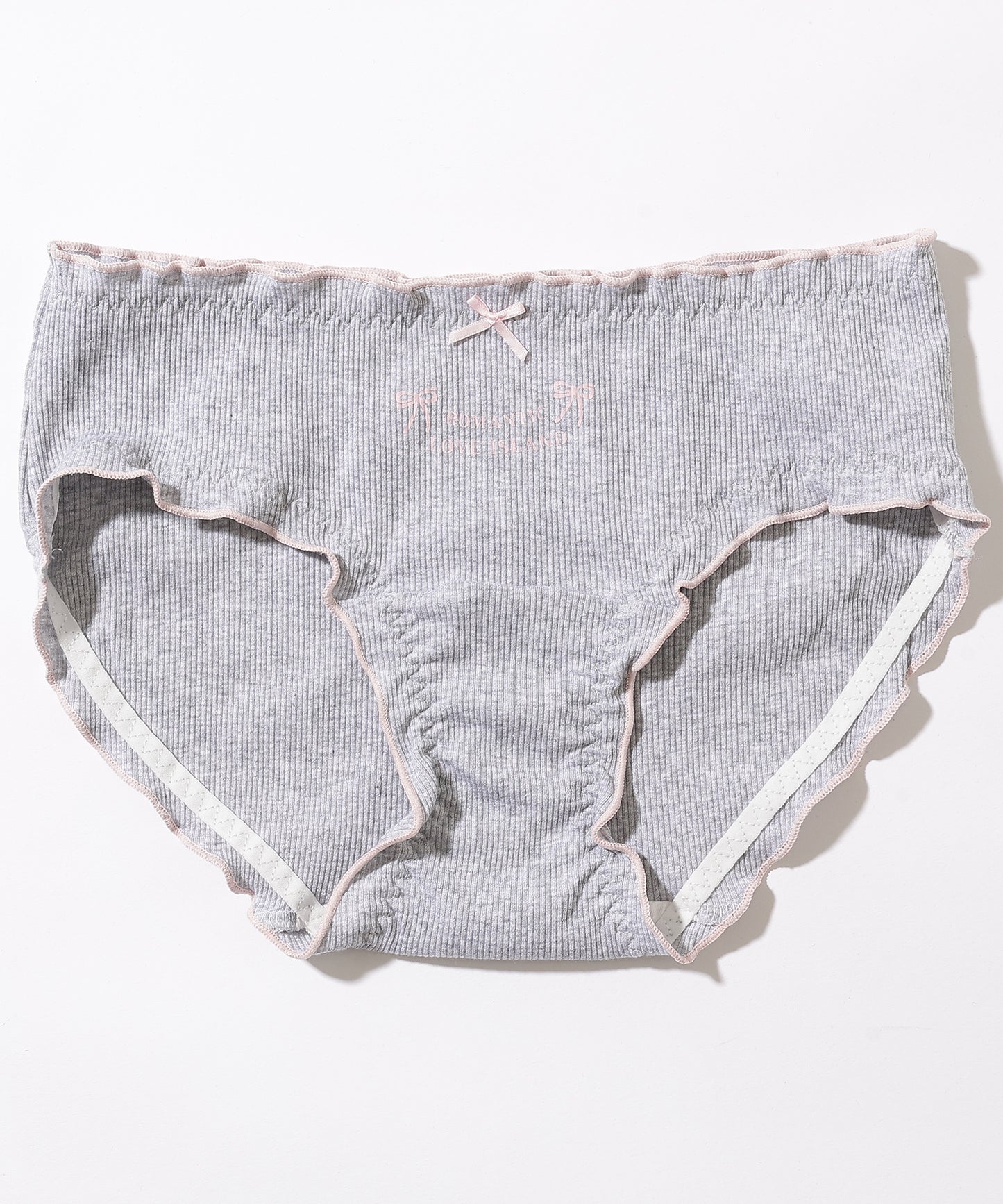 【5枚セット】配色 メロウ リボン ワンポイント ショーツ