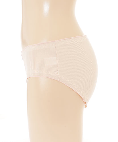 【5枚セット】配色 メロウ リボン ワンポイント ショーツ