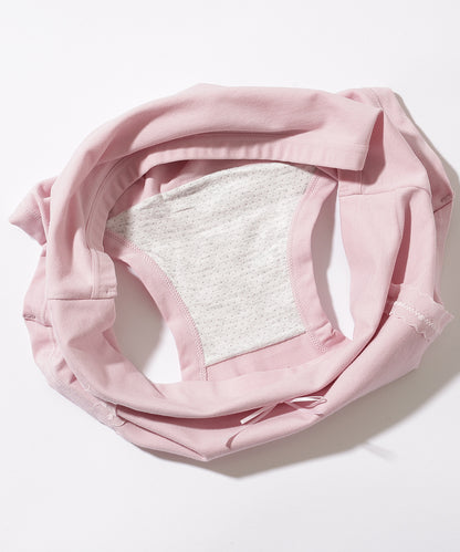 【7枚セット】ソリッドカラー リボン ボーイズレッグ ショーツ