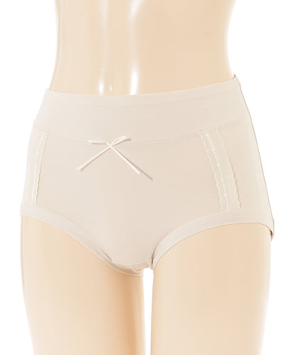 【7枚セット】ソリッドカラー リボン ボーイズレッグ ショーツ