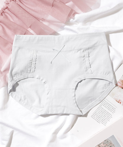 【7枚セット】ソリッドカラー リボン ボーイズレッグ ショーツ