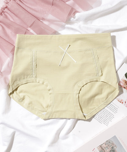 【7枚セット】ソリッドカラー リボン ボーイズレッグ ショーツ
