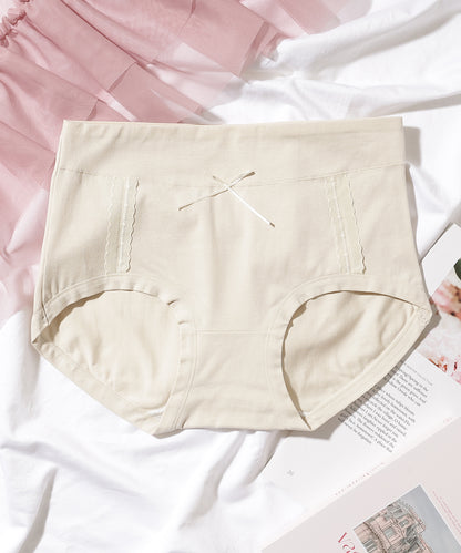 【7枚セット】ソリッドカラー リボン ボーイズレッグ ショーツ