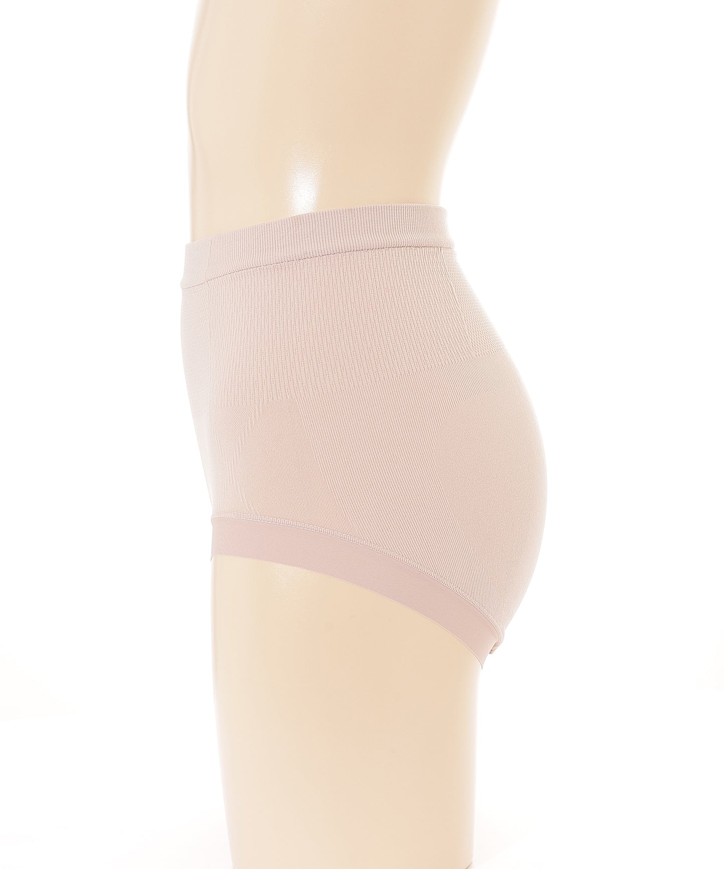 【5枚セット】ソリッドカラー ハイウエスト 3D ヒップ ショーツ