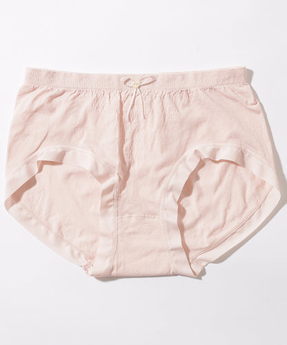【10枚セット】ソリッドカラー リボン付き ベーシック ミドル ショーツ