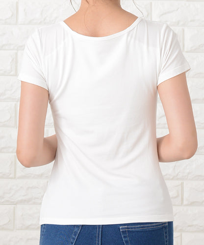 カップ付き半袖Tシャツ トップスインナー