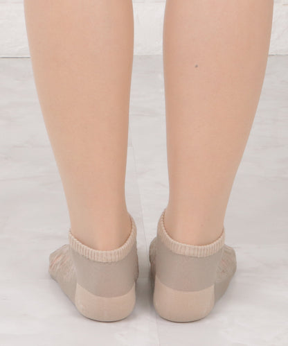 【5色組】花柄シースルーくるぶしソックスセット