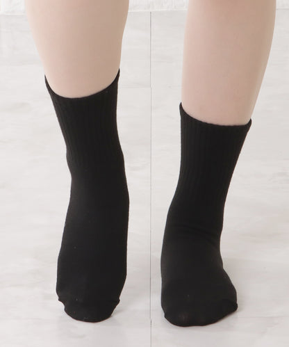 【10足セット】ショート丈リブライン配色ソックス