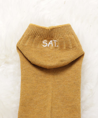 【7色組】ワンポイント刺繍スニーカーソックスセット