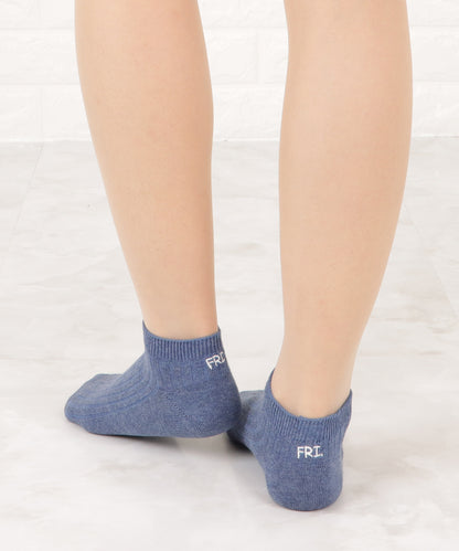 【7色組】ワンポイント刺繍スニーカーソックスセット