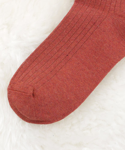 【5色組】タグデザインクルーソックスセット