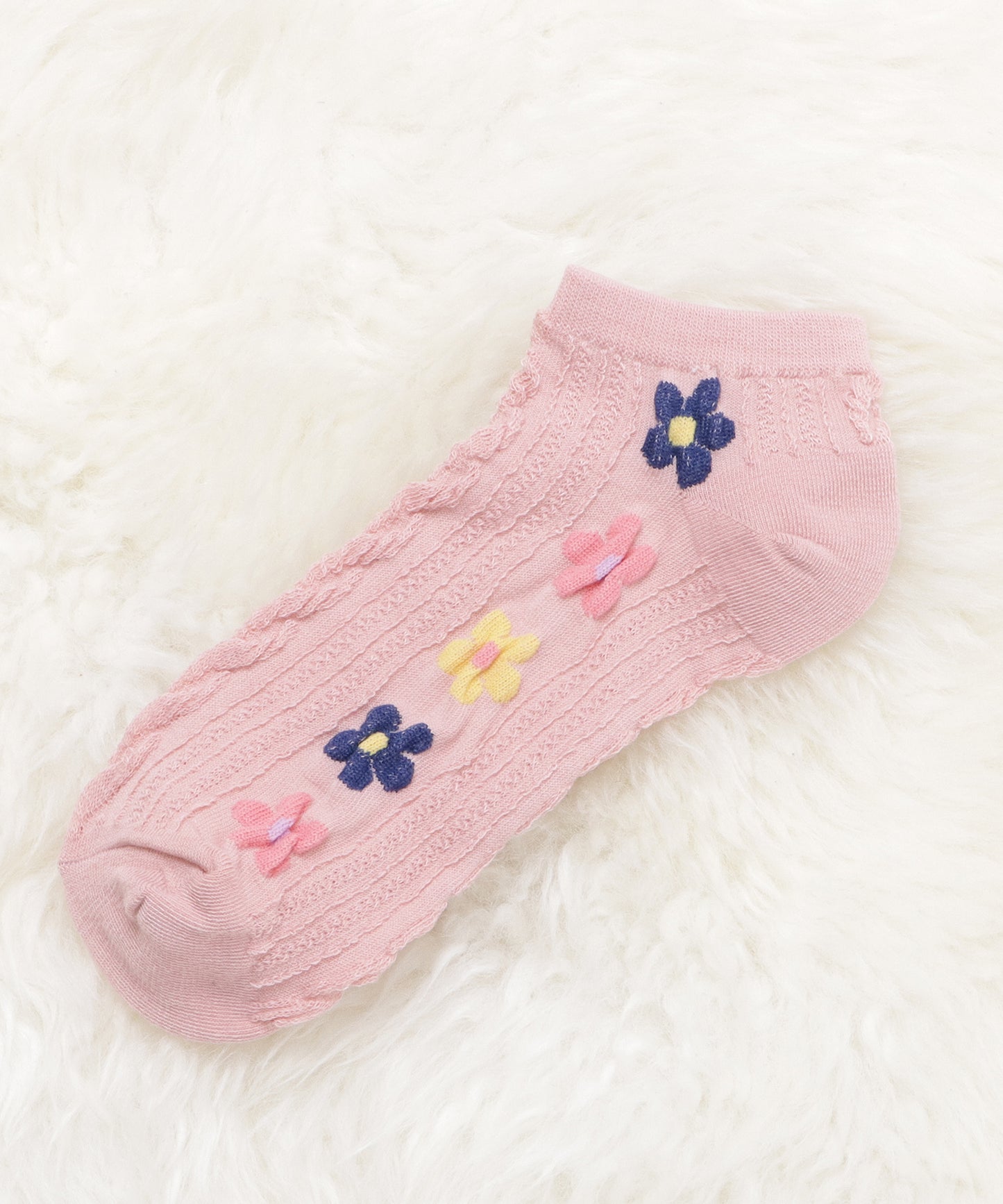 【5色組】花柄ショートソックスセット