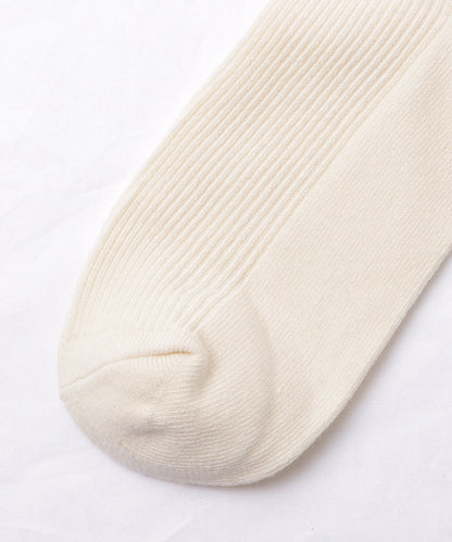 【4足セット】バックリボンメロウフリルクルーソックス