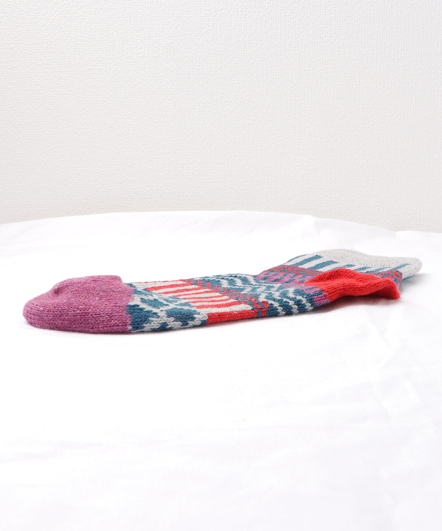 【5足セット】トライバル柄ボリュームニットソックス