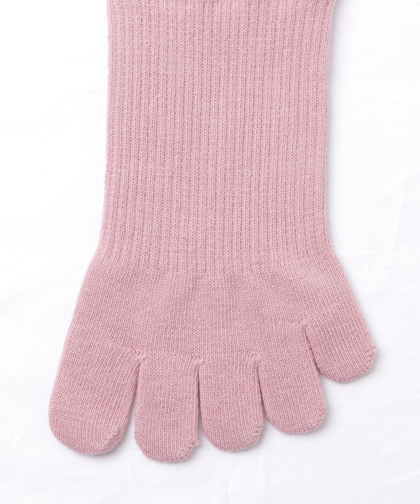 【5足セット】メロウフリル5本指カラーソックス