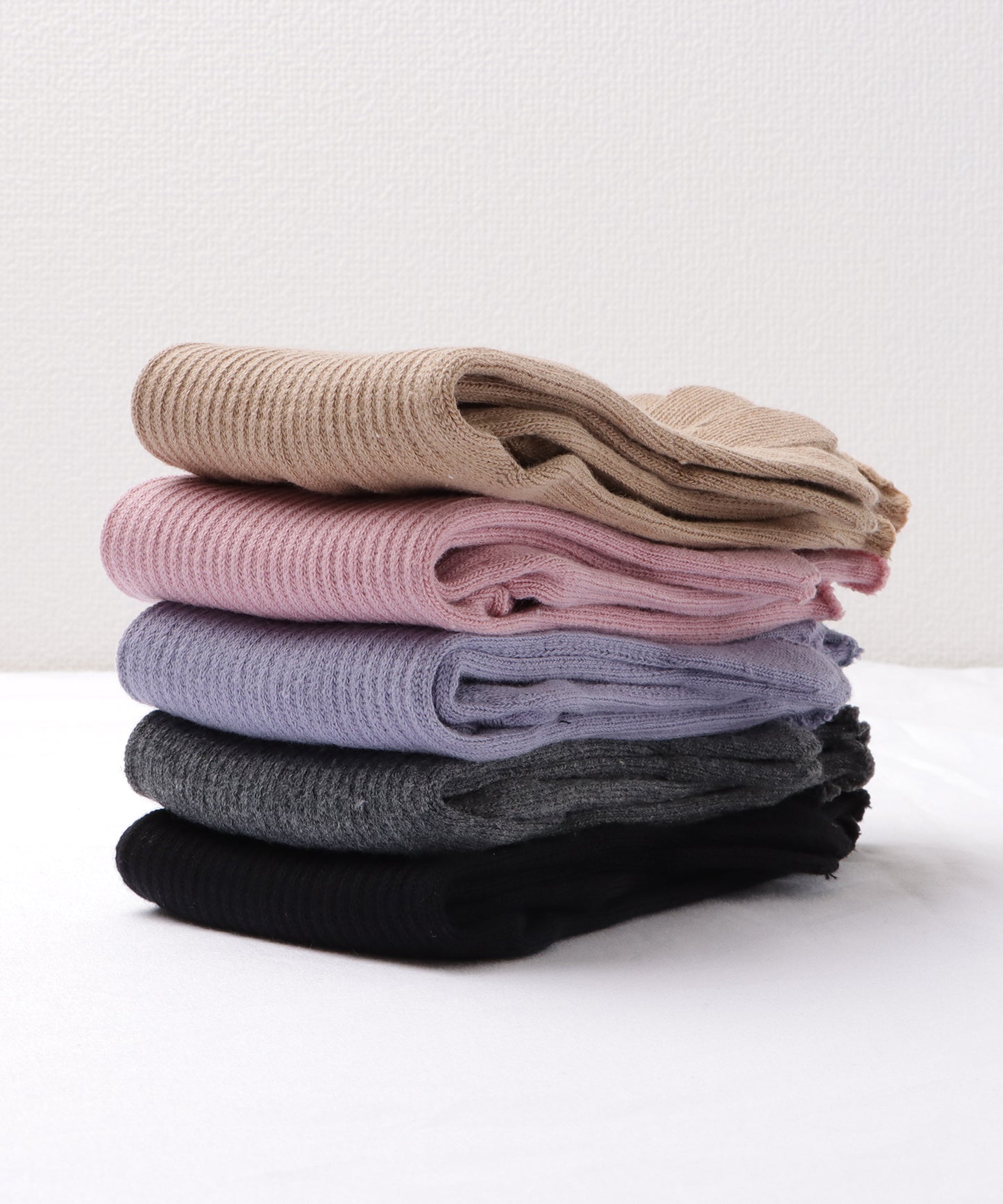 【5足セット】メロウフリル5本指カラーソックス