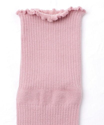 【5足セット】メロウフリル5本指カラーソックス