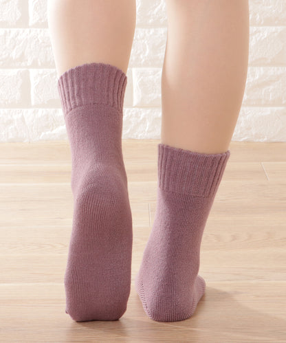 【7足セット】カシミヤタッチあったかルームソックス