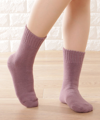 【7足セット】カシミヤタッチあったかルームソックス