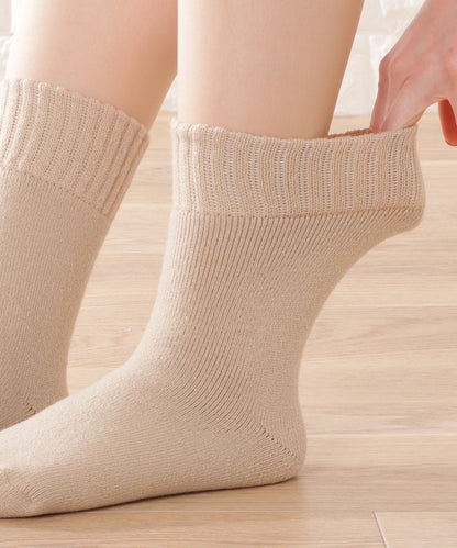 【7足セット】カシミヤタッチあったかルームソックス