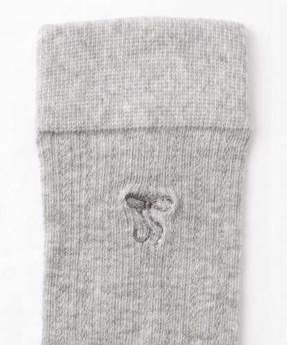 【5足セット】 リボン 刺繍付き レース クルー丈 ソックス