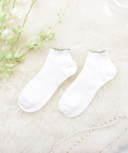 【10足セット】リブ編みくるぶしソックス
