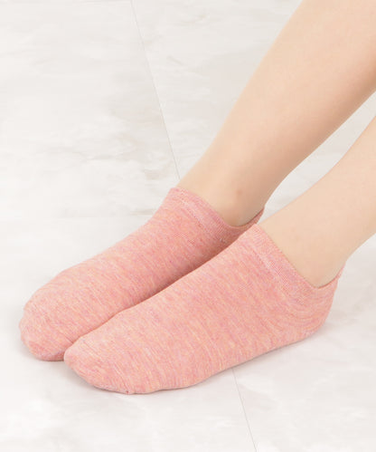 【10色組】ワンポイント刺繍くるぶしソックスセット