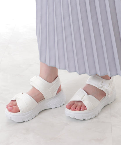 厚底スニーカーソールソフトサンダル