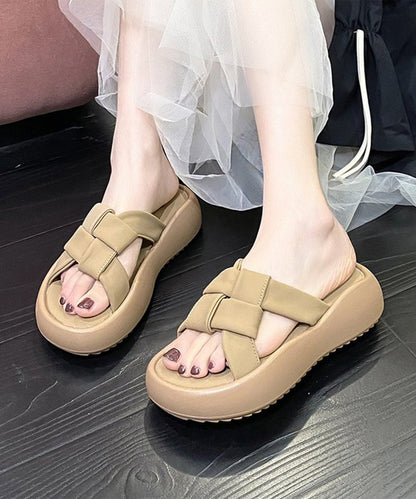 メッシュ ベルト 厚底 コンフォートサンダル