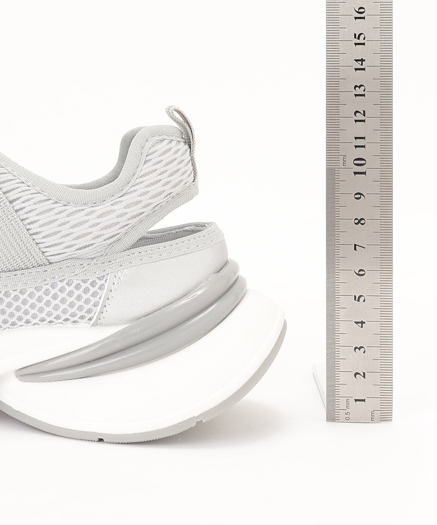 メッシュ ベルト付き 厚底 スニーカー サンダル