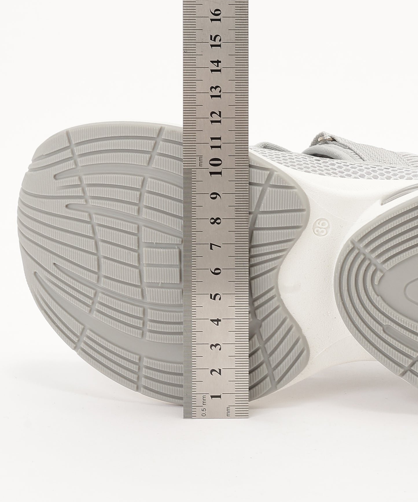 メッシュ ベルト付き 厚底 スニーカー サンダル