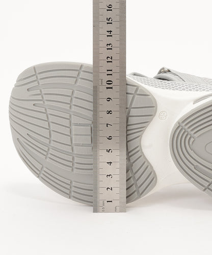 メッシュ ベルト付き 厚底 スニーカー サンダル