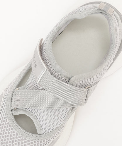 メッシュ ベルト付き 厚底 スニーカー サンダル