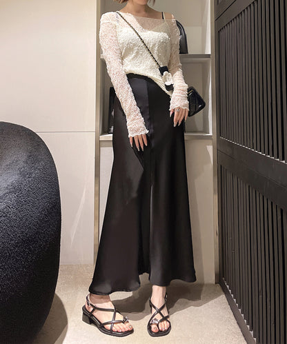 レザー調 メタルモチーフ クロスストラップ 親指トング サンダル